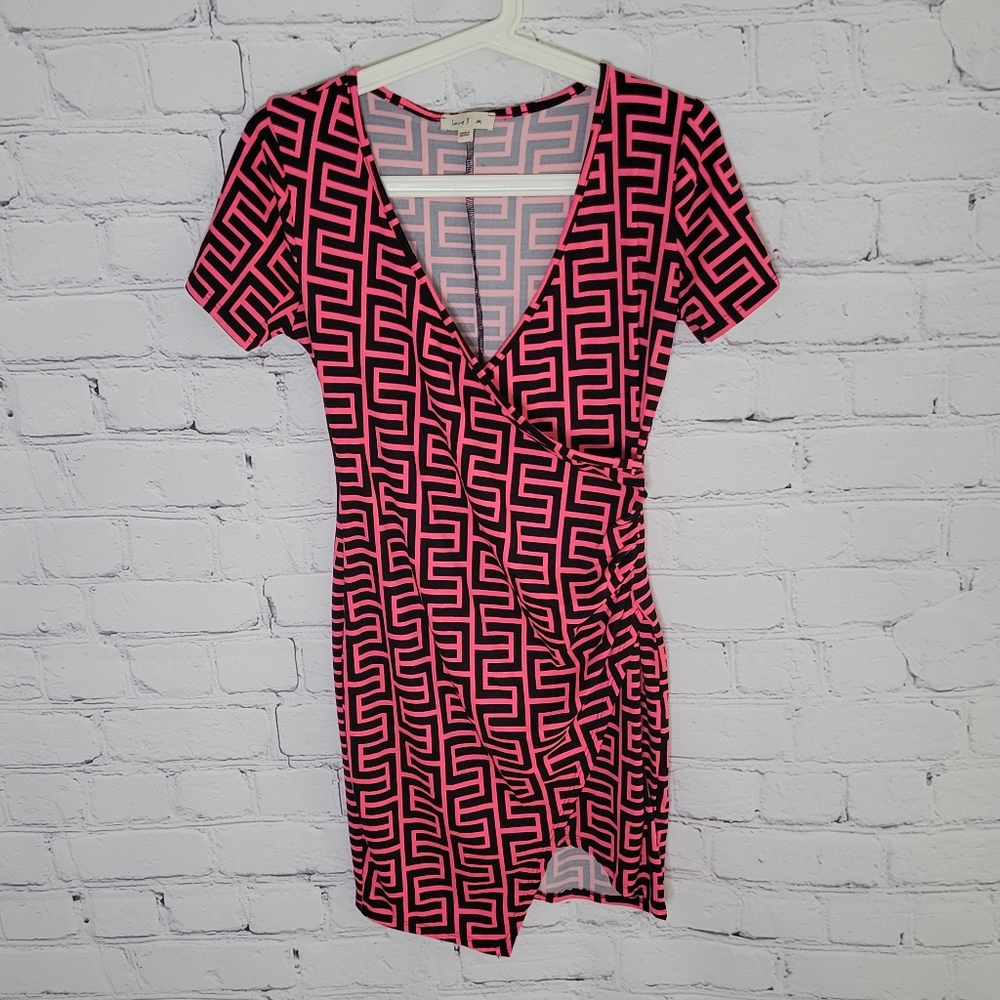 Love J Pink/Black Dress